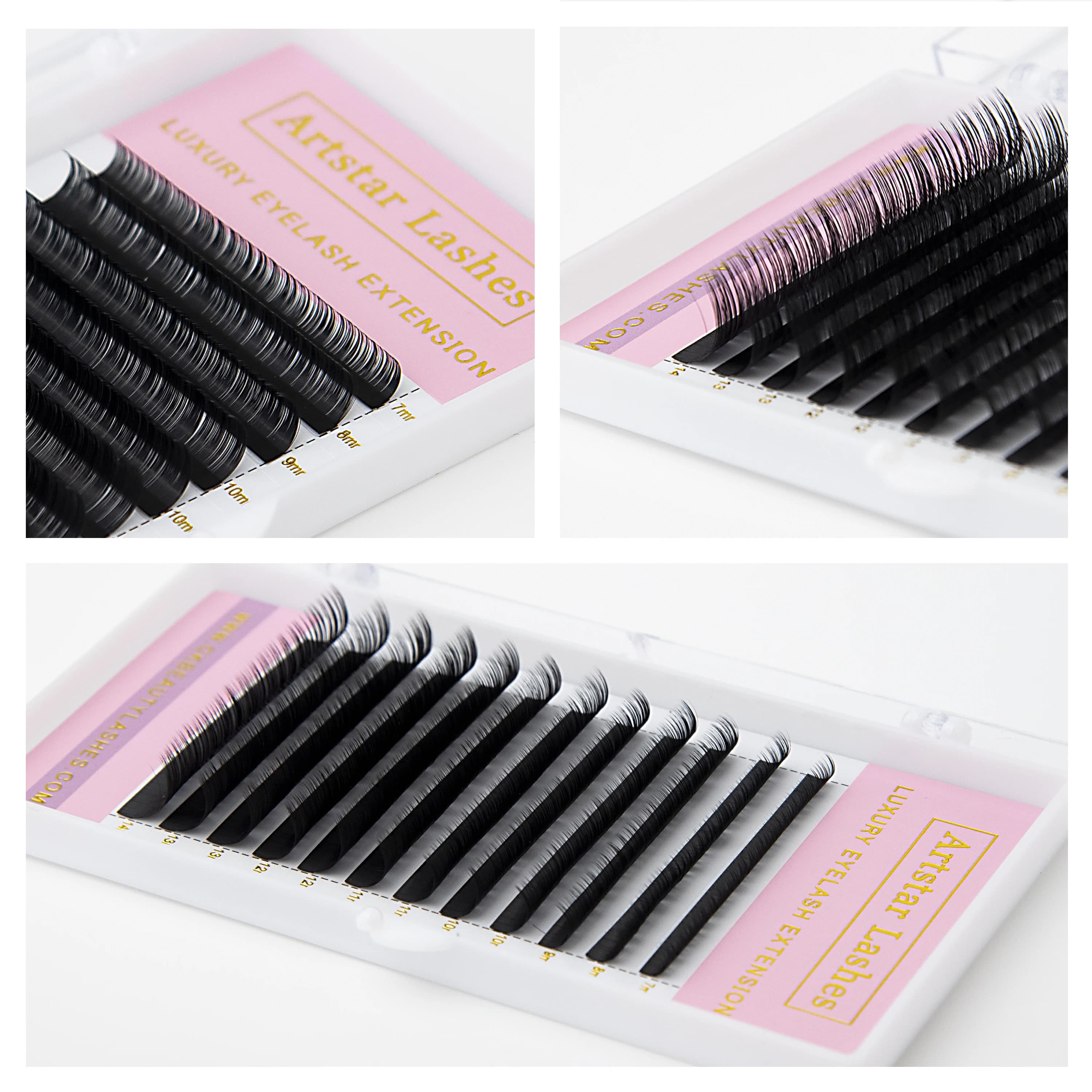ARTSTAR ARTSTAR 12Rows Eyelash Extension C/D/CC/DD Curl 8- - 2