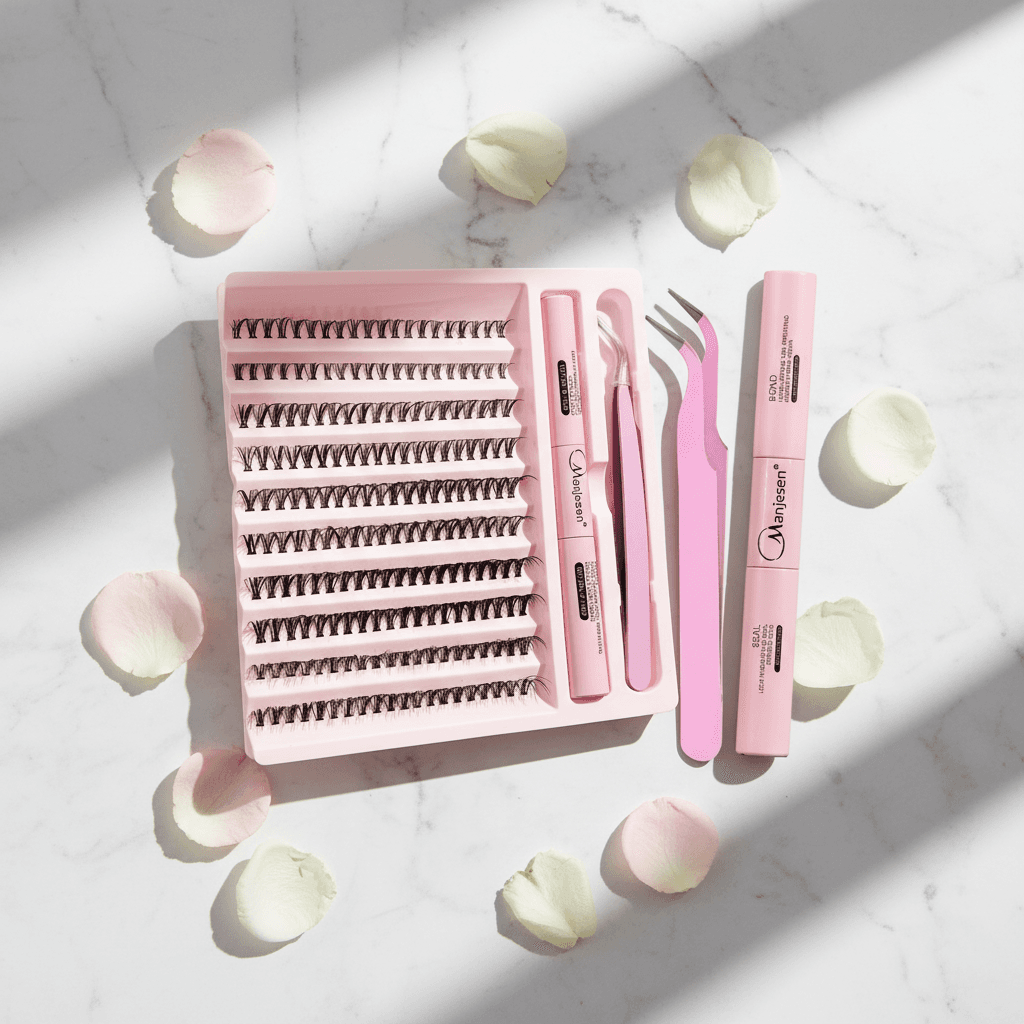 Kit d'Extensions de Cils en Grappe