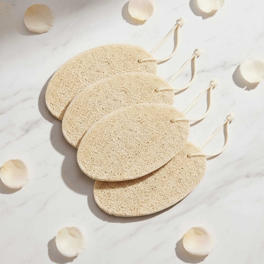 Éponges Loofah Naturelles - Peau Douce & Purifiée