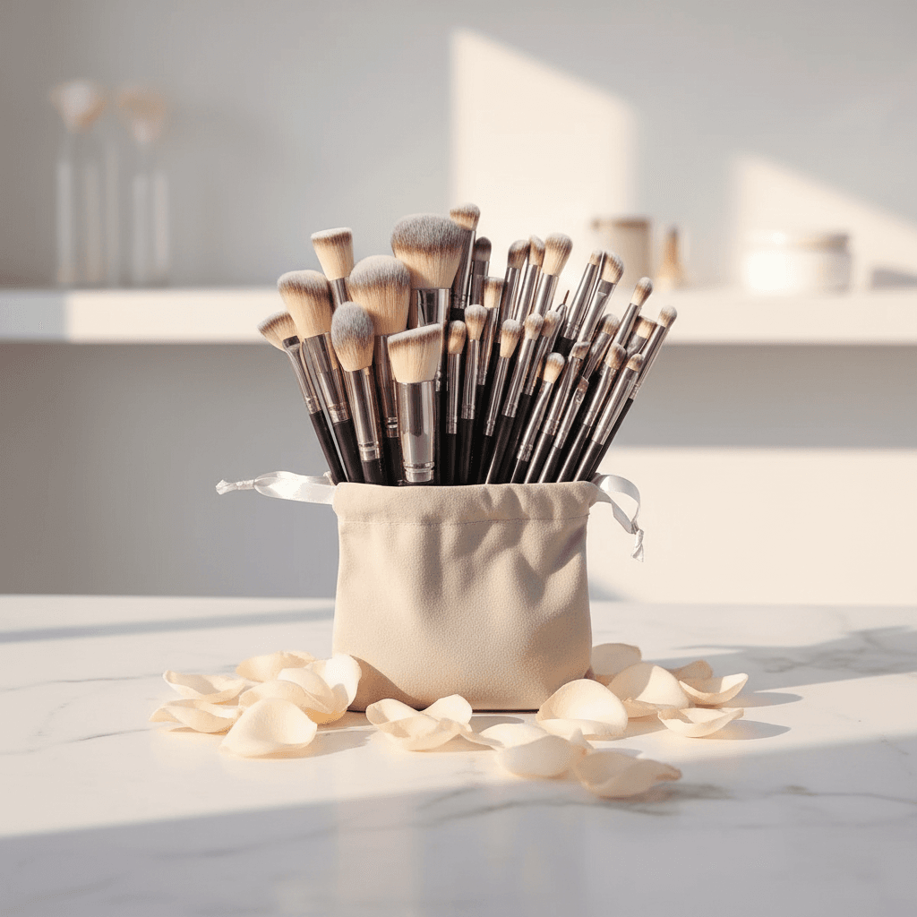 MAANGE - Set de Pinceaux de Maquillage Professionnel pour le Teint