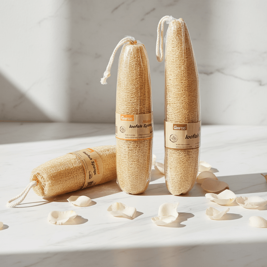 Éponges de Loofah Naturelles Exfoliantes
