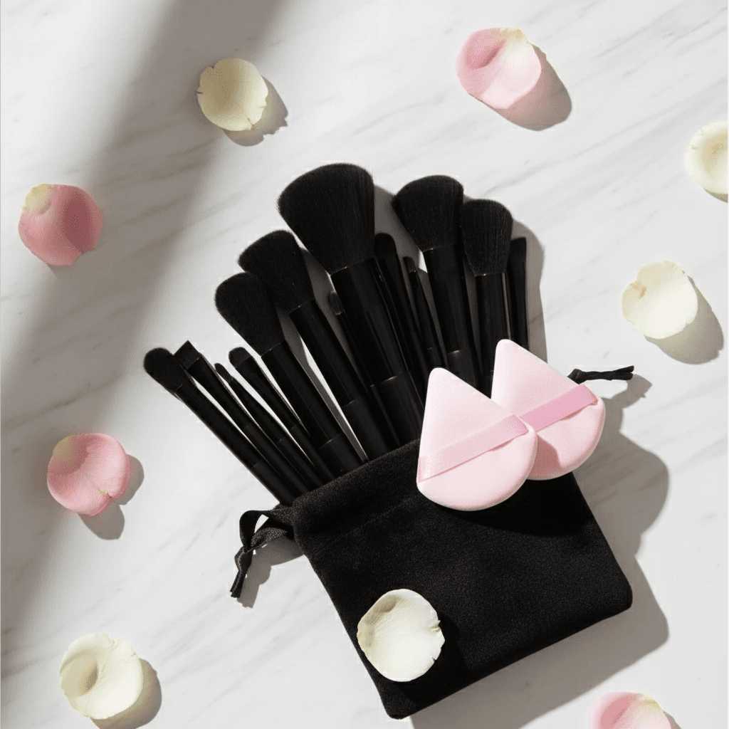 Set de Pinceaux Maquillage Professionnel - Douceur Ultime