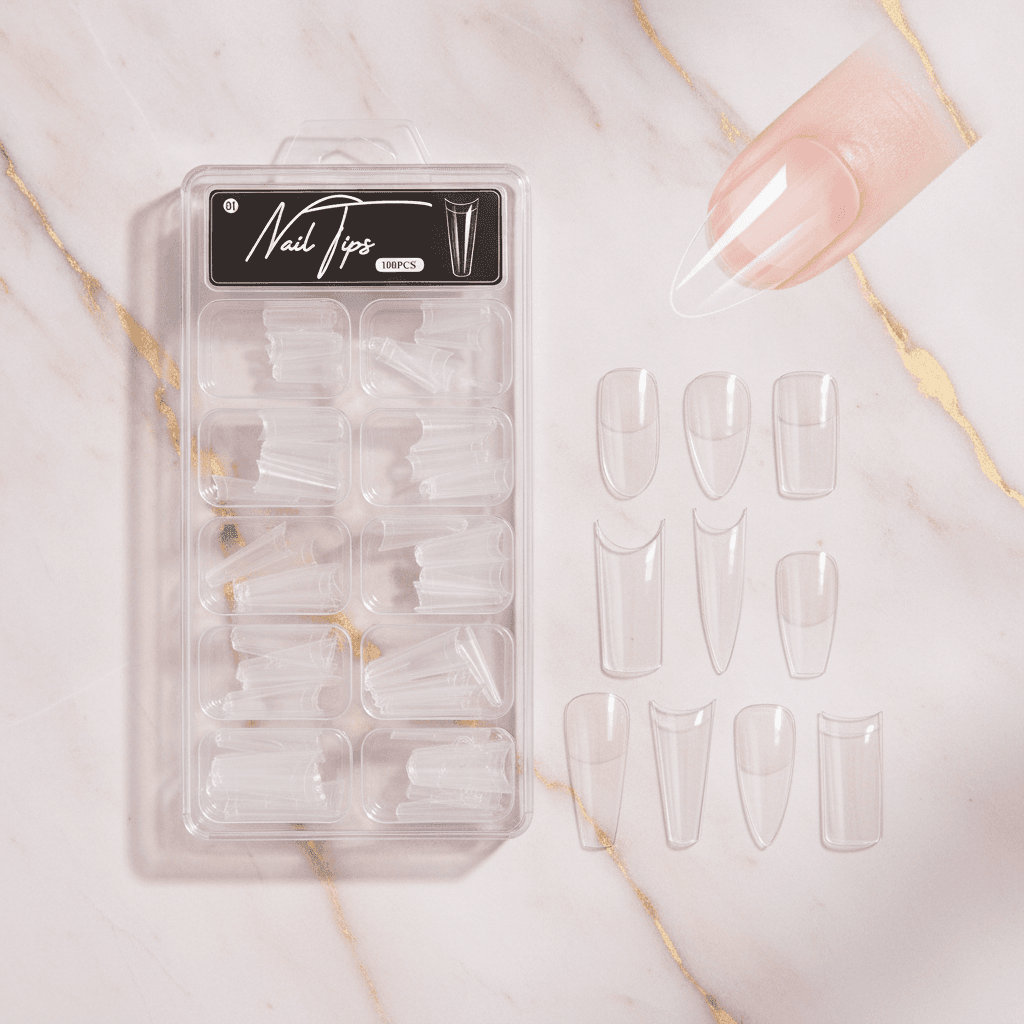 Capsules pour Ongles à Presser - 100 pièces