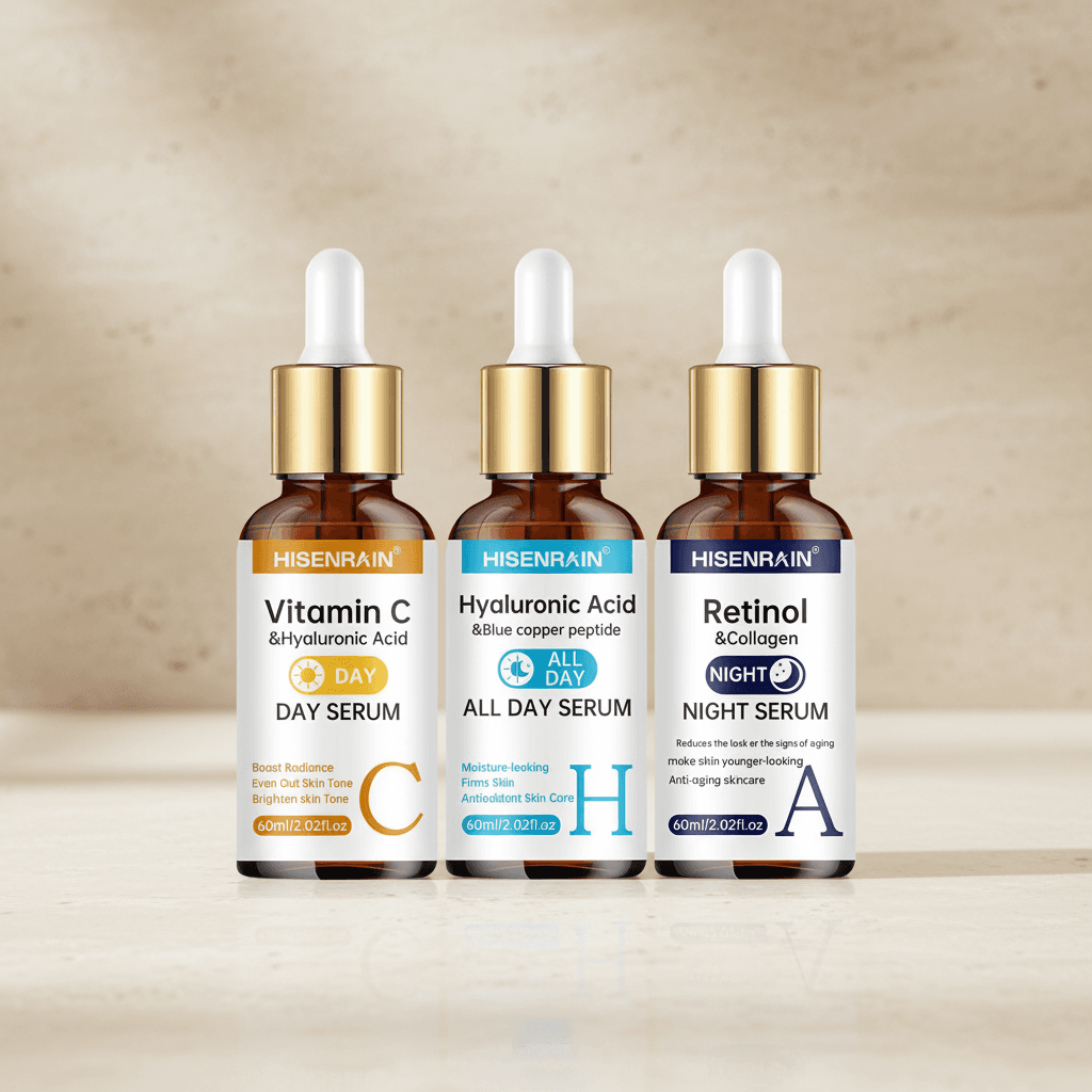 HISENRAIN Duo Sérums Anti-Âge et Éclat