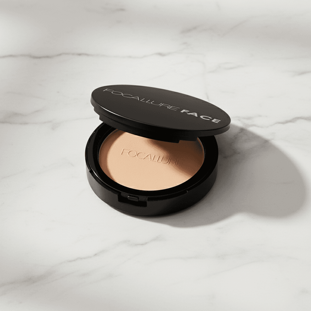 FOCALLURE - Poudre Compacte Matifiante Éclat Naturel