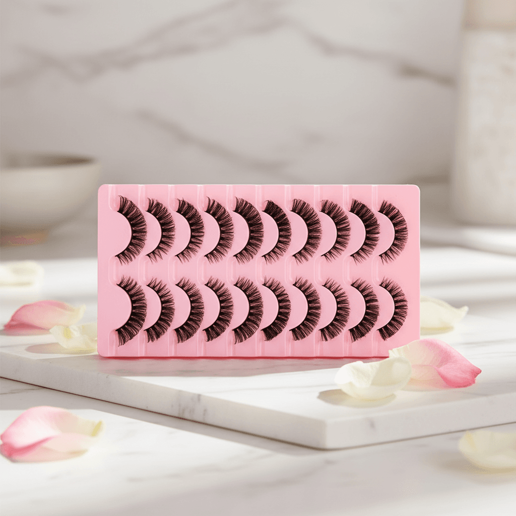 Russian Russian Strip Lashes DD Curl False Eyelashes Fluff - 1