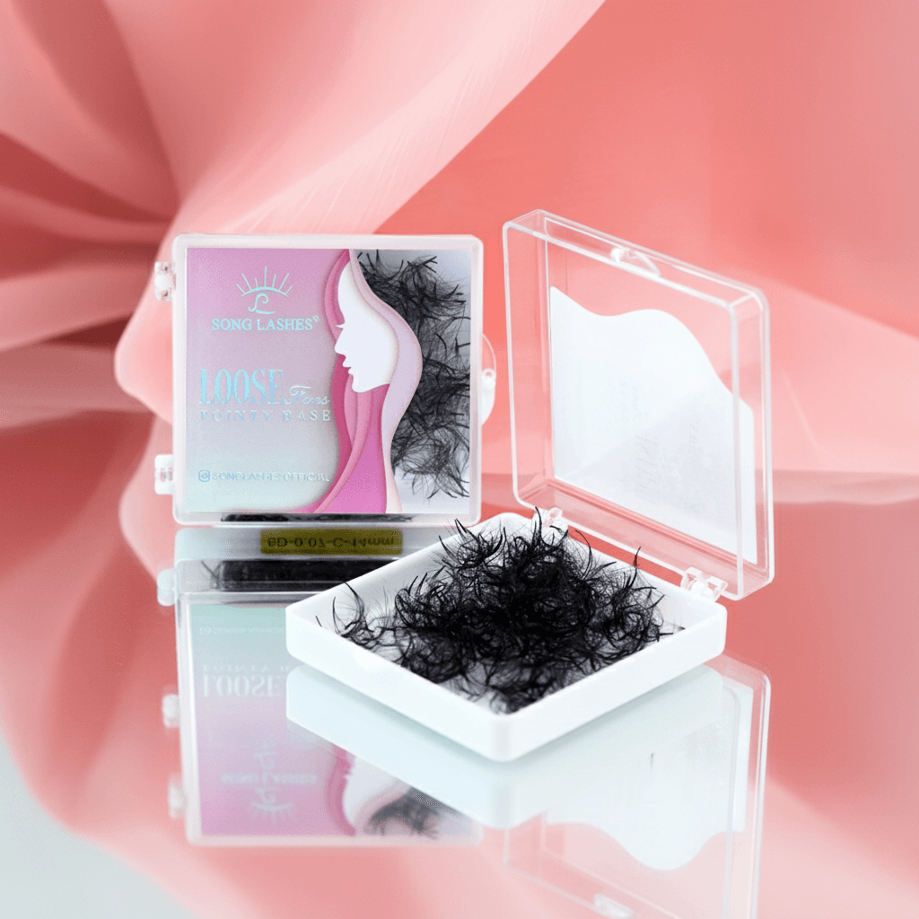 SONG SONG LASHES 3D to 16D Fans Sharp Slim Narrow Stem - 1